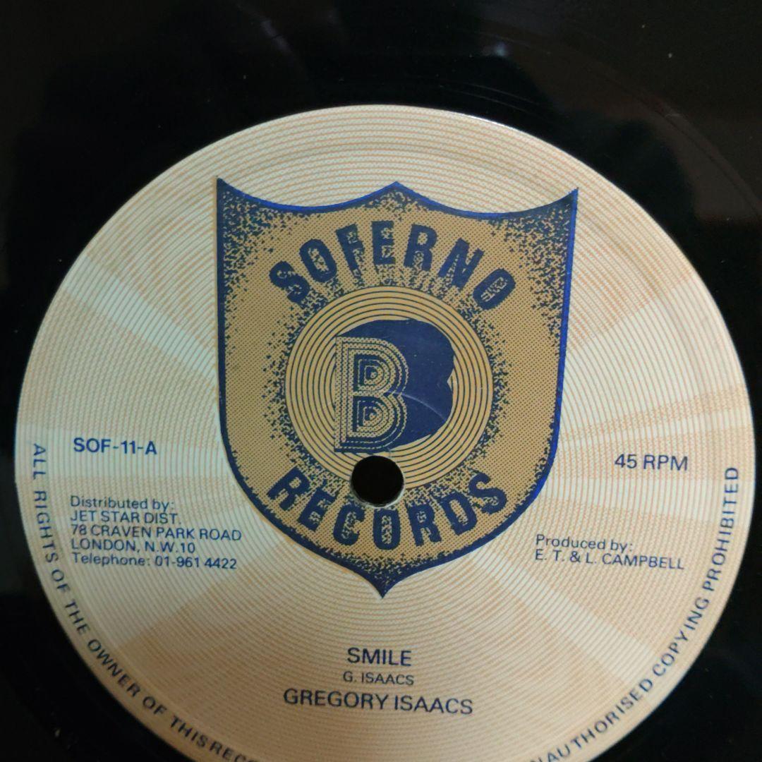 GREGORY ISAACS SMILE 45 RPM レコード