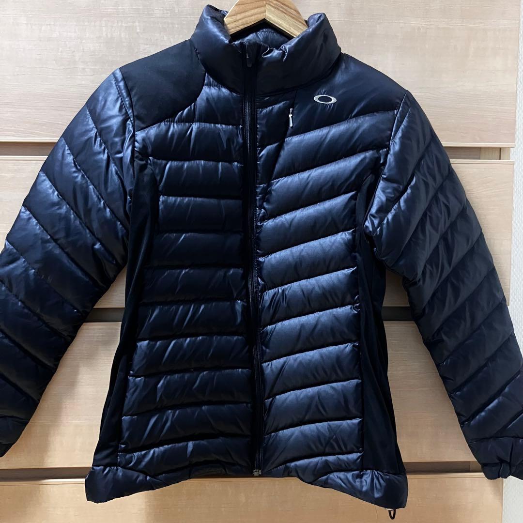 【冬物セット割】オークリーOAKLEYゴルフダウンジャケット　レディースS 黒