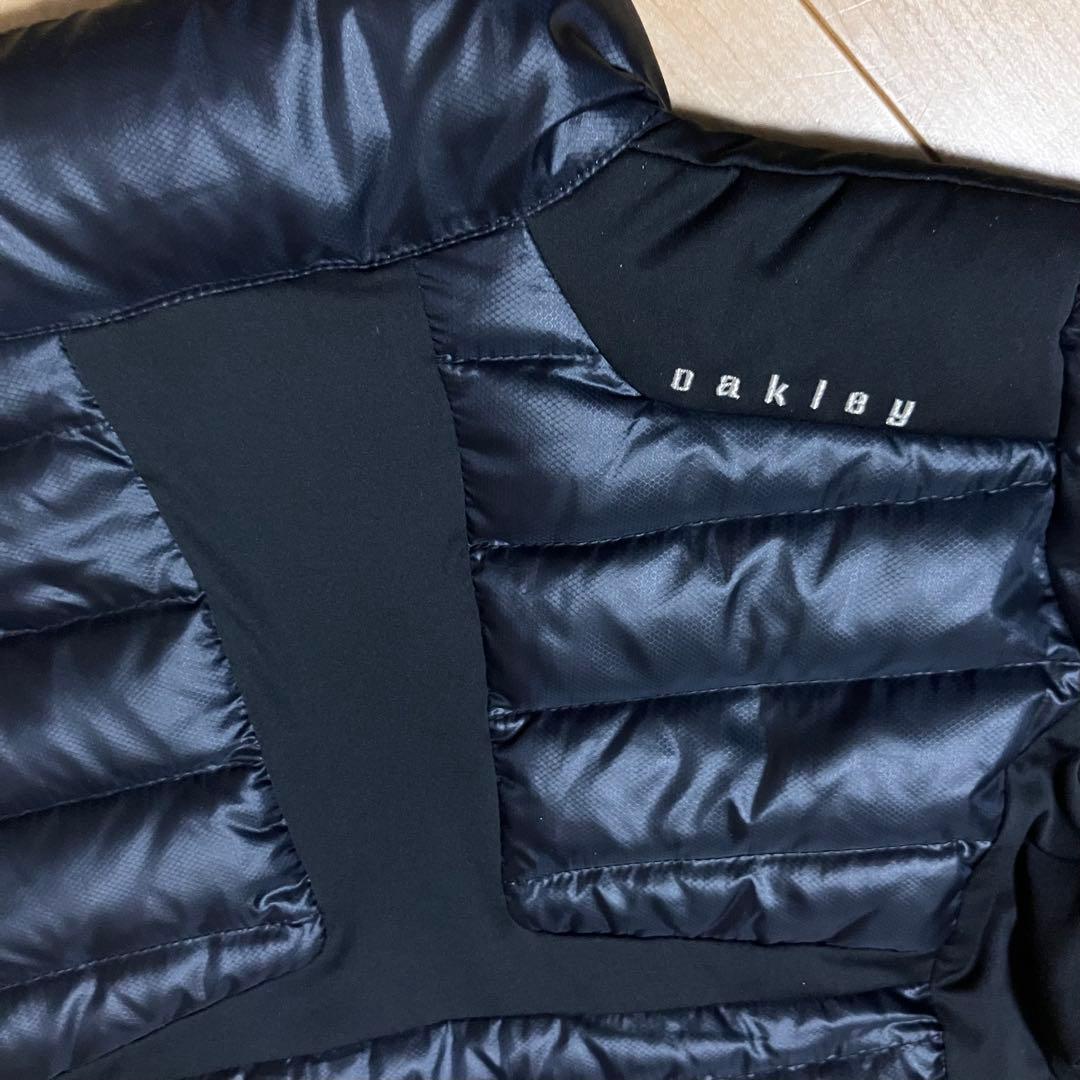 【冬物セット割】オークリーOAKLEYゴルフダウンジャケット　レディースS 黒