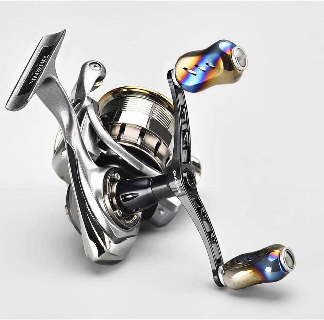 ゴメクサス 98mm チタン製　シマノ　ダブルハンドル　アルテグラ　ツインパワー