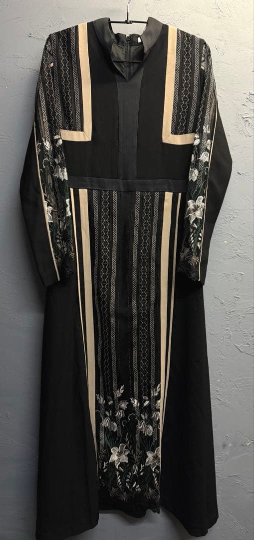 MURRAL framed flower dress black サイズ1