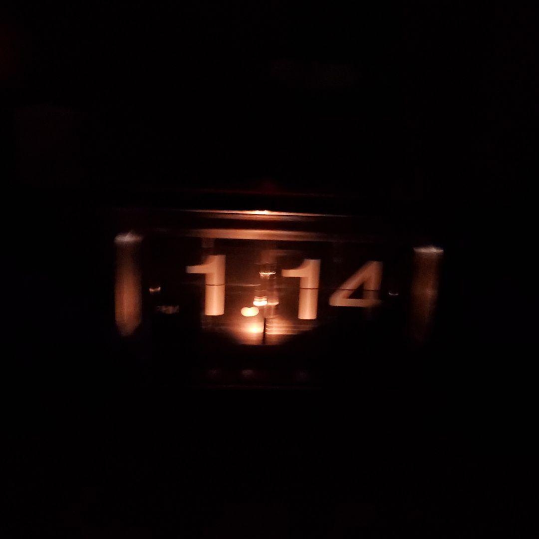 ミ*ト様 【美品】 セイコー パタパタ時計 置時計 目覚まし時計