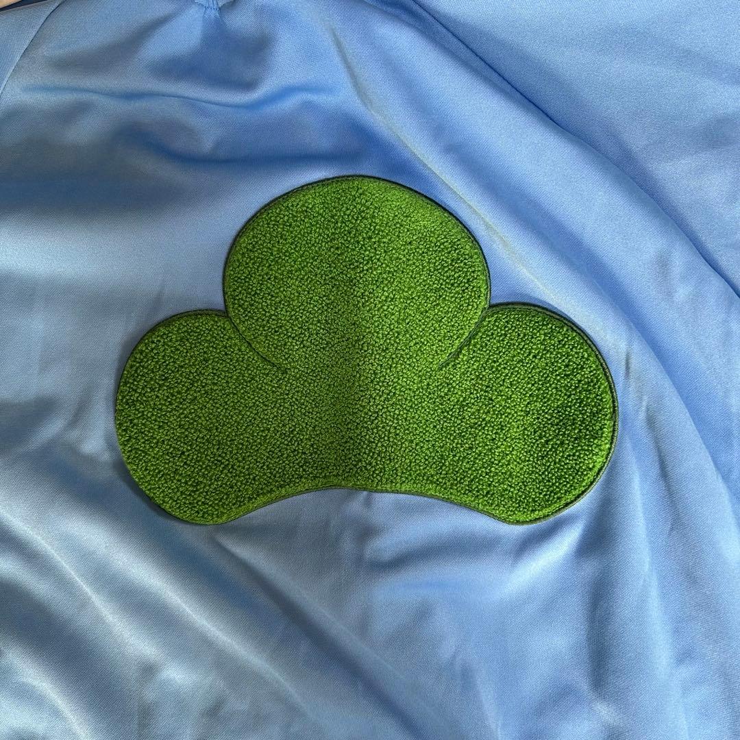 【極美品】おそ松さん 松野カラ松 松ジャージ トラックジャケット　ブルー　L