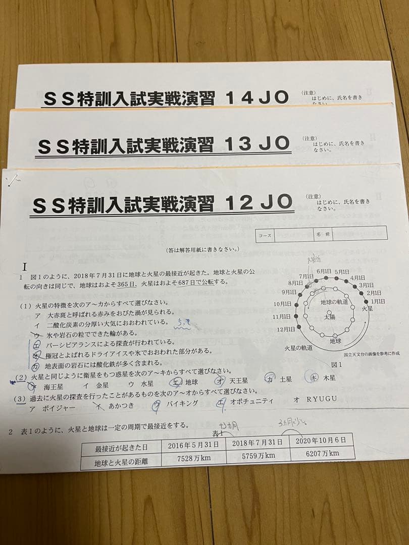 サピックス 6年 SS女子学院・洗足テキスト