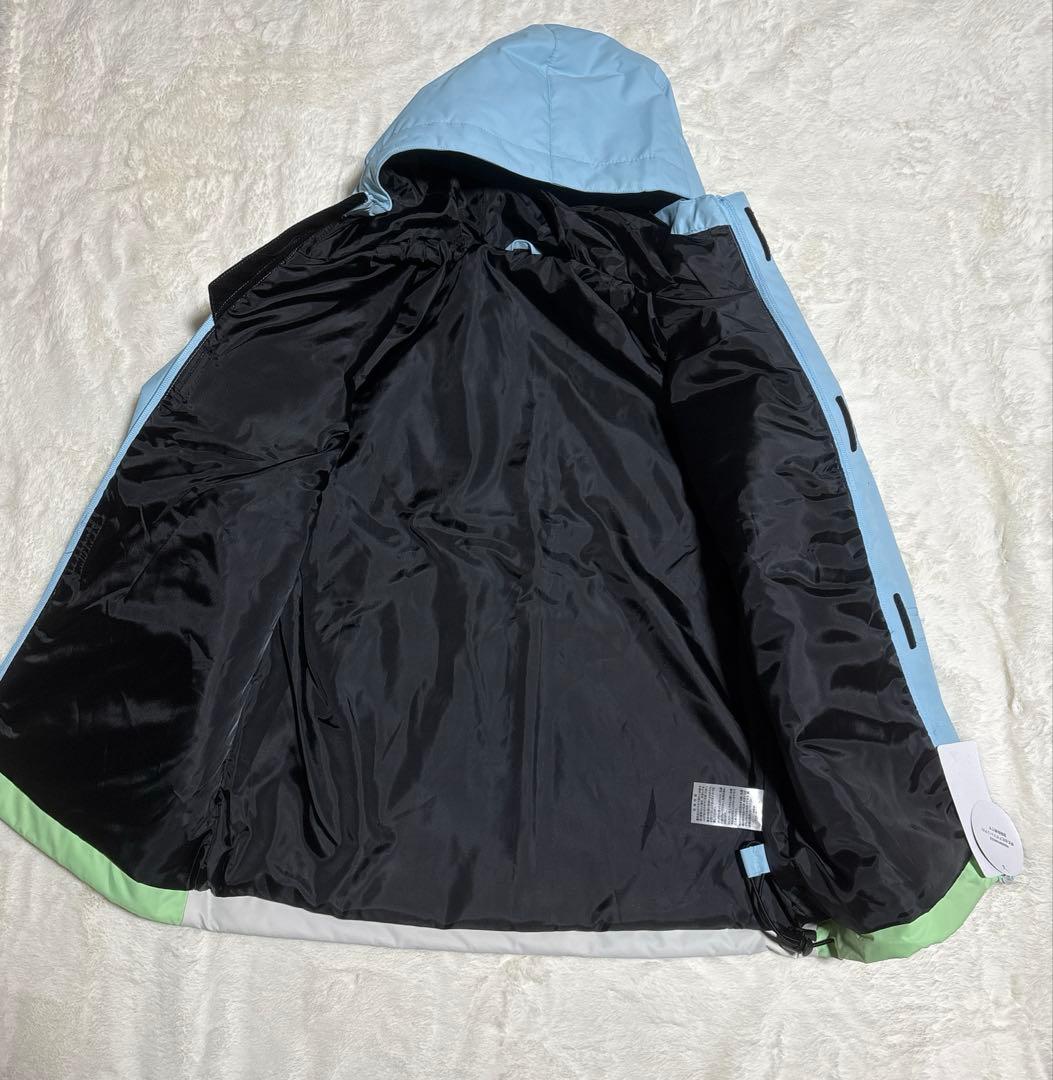 レピピアルマリオ」キッズサイズ調節機能付きスノーウェア上下セット スキースノボー