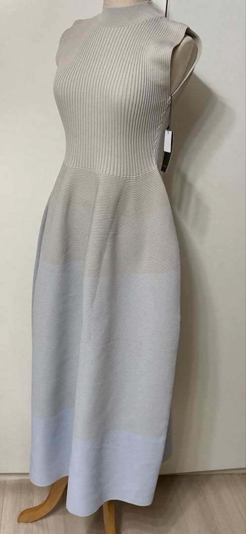 新品タグ付きanuans ノースリーブホールガーメントニットワンピース