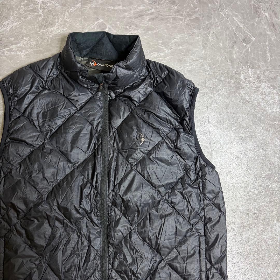 00s 廃盤　名作　moonstone ダイヤキルト　ダウンベスト　ブラック　L