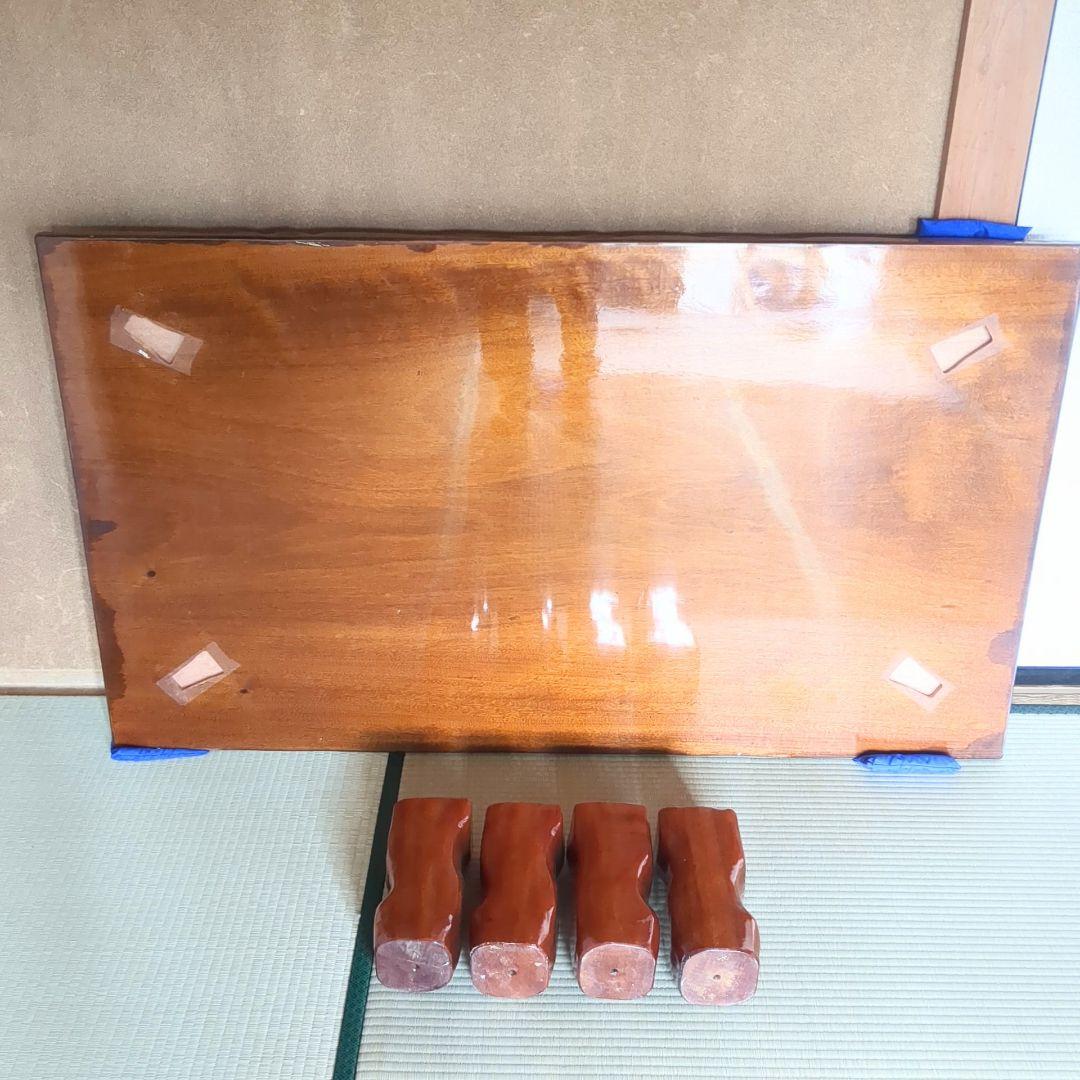 欅　天然木　無垢　一枚板 座卓 テーブル