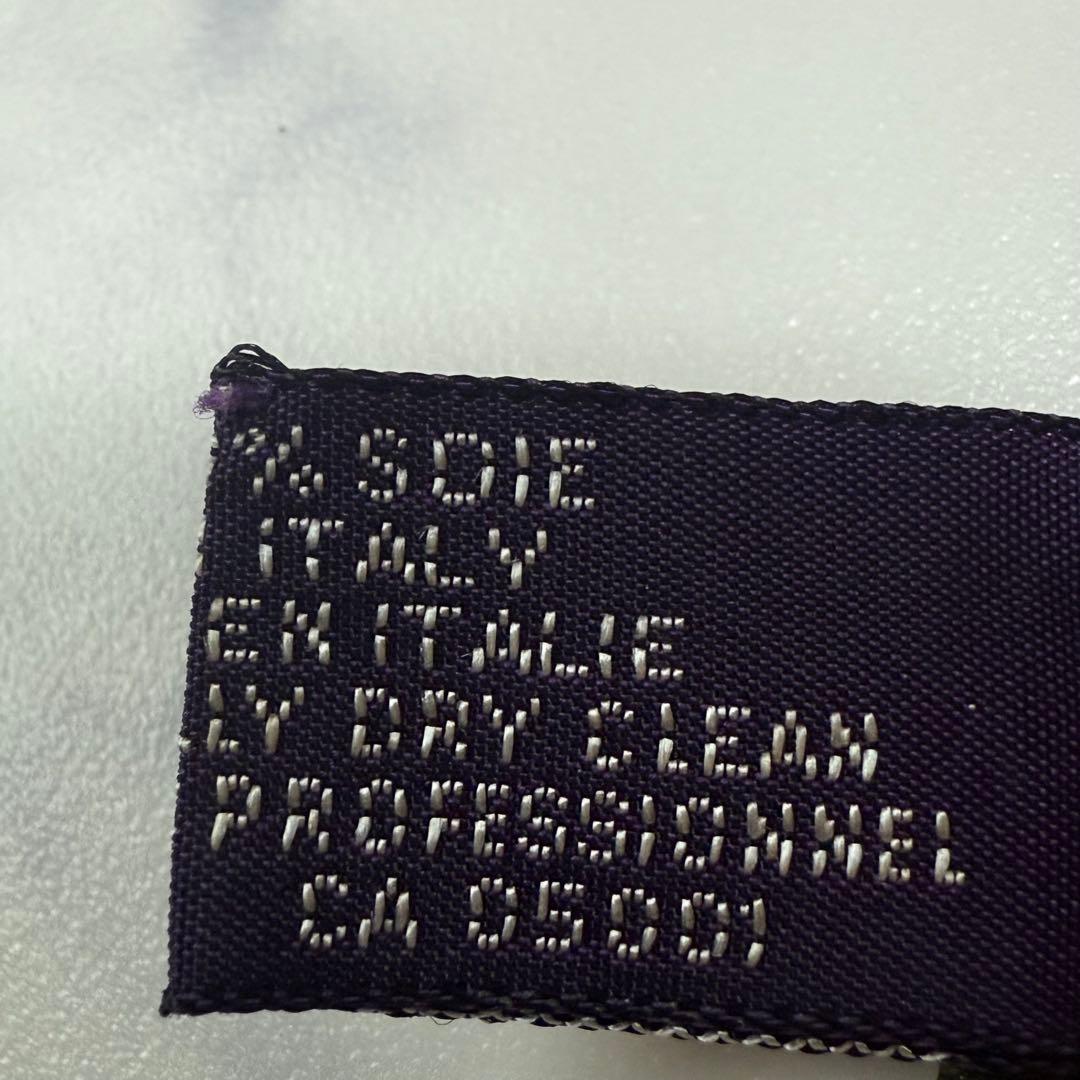 美品　ラルフローレン　パープルレーベル　スカーフ　ヴィンテージ　シルク　キジ柄