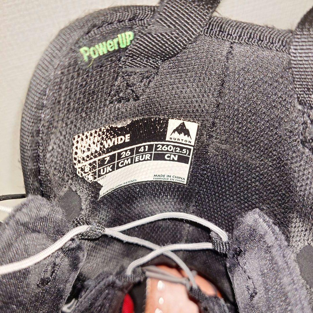 BURTONバートンionアイオン26.0cm黒23年モデルスノーボード ブーツ