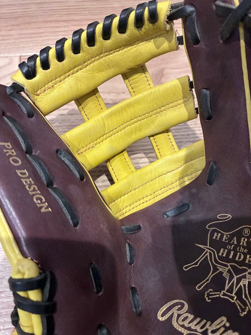 Rawlings 軟式グローブ ブラウン/イエロー