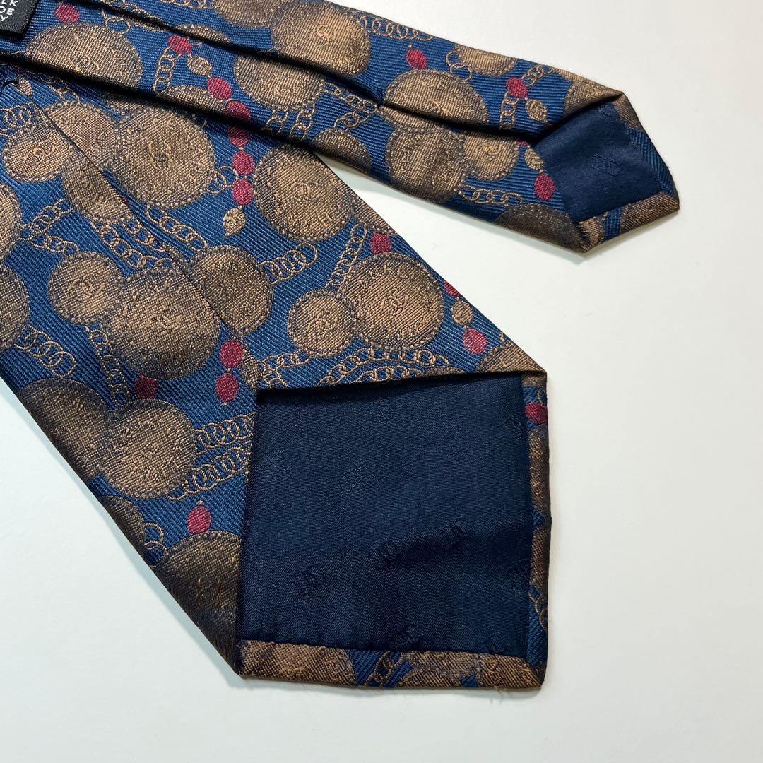 希少✨美品✨ CHANEL シャネル　ネクタイ　ココマーク　ヴィンテージ　