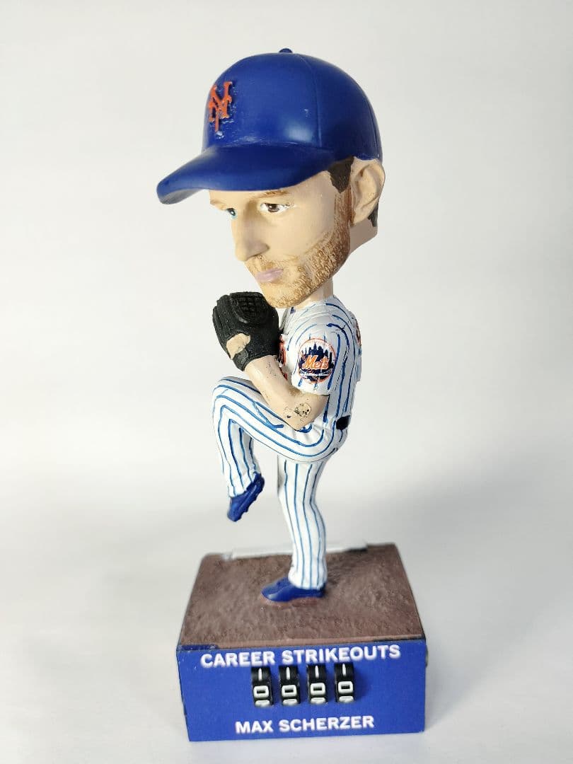 マックス・シャーザー／”K-カウンター”ボブルヘッド人形（メッツ・非売品）