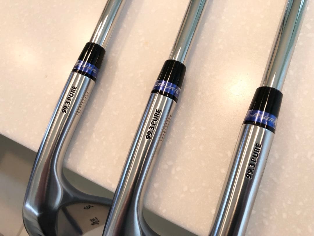 超超美品！　三浦技研　純鉄　RFウェッジ　50° 54° 58° 3本セット