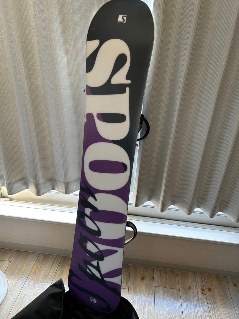 SPACOO LEAF スノーボード バインディング付き