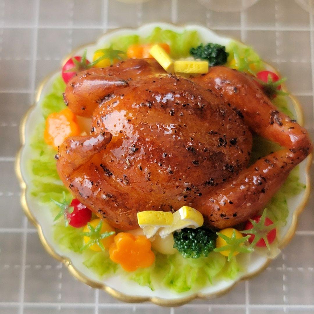 ミニチュアフード パーティーフードセット ～ダイニングテーブルセット付き～