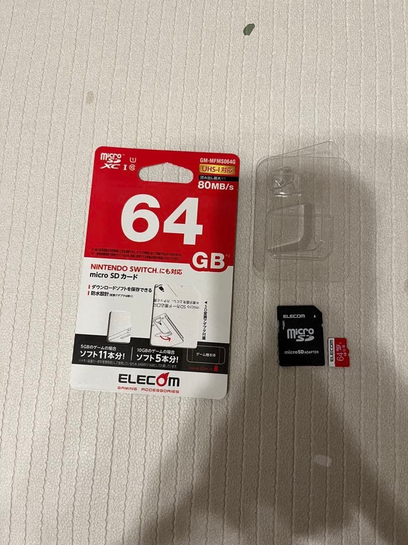 Nintendo Switch 青/赤 本体　SDカード付