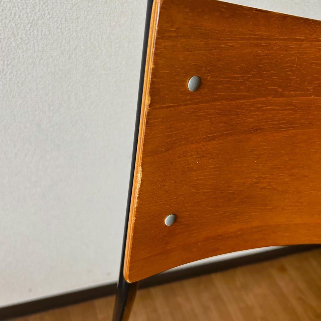 クラッシュゲート ブルーノ スタッキングチェア ブラック