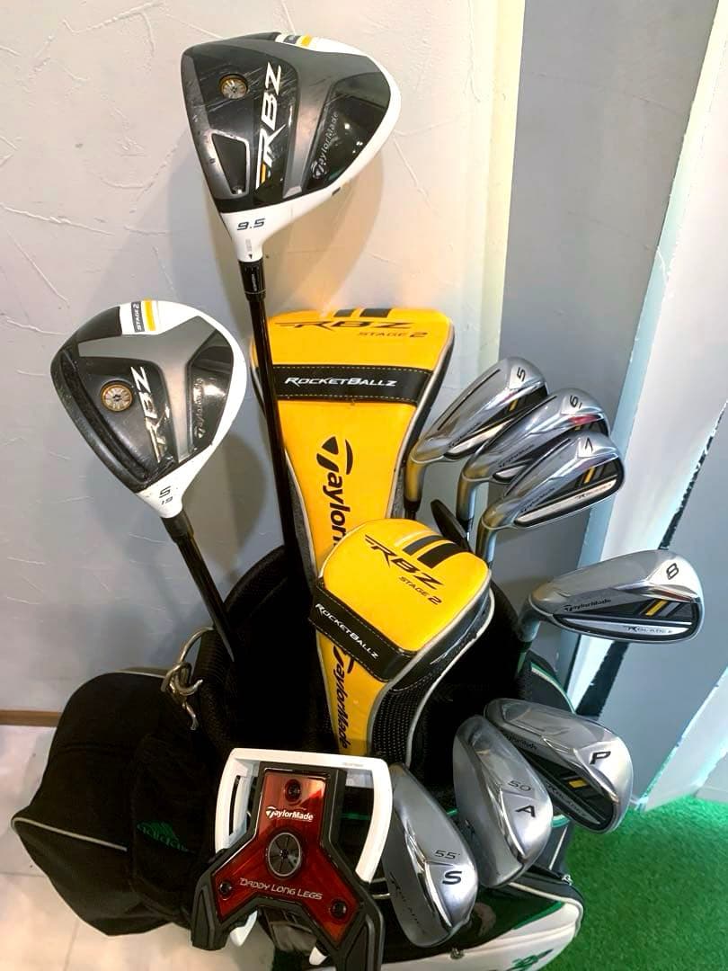 希少　左　レフティ　テーラーメイド　RBZ ゴルフクラブ フルセット　アディダス
