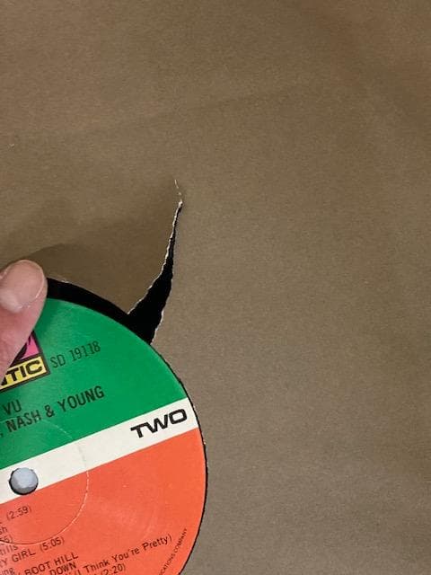 レコード　LP　デジャ・ヴ　クロスビー・スティルス・ナッシュ&ヤング