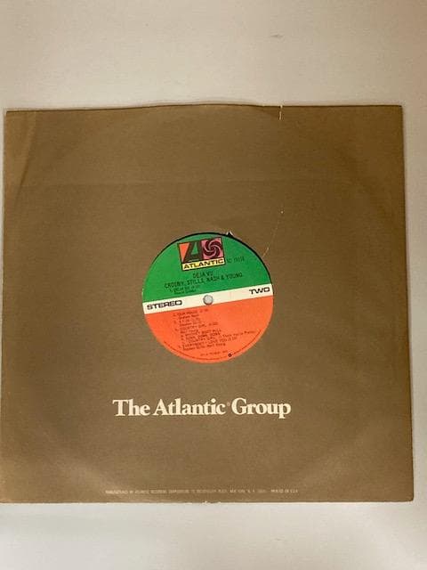 レコード　LP　デジャ・ヴ　クロスビー・スティルス・ナッシュ&ヤング
