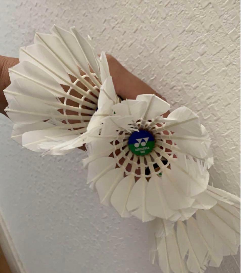 お*ー様 中古！ヨネックス　バドミントンシャトル　エアロセンサ600 10本　1