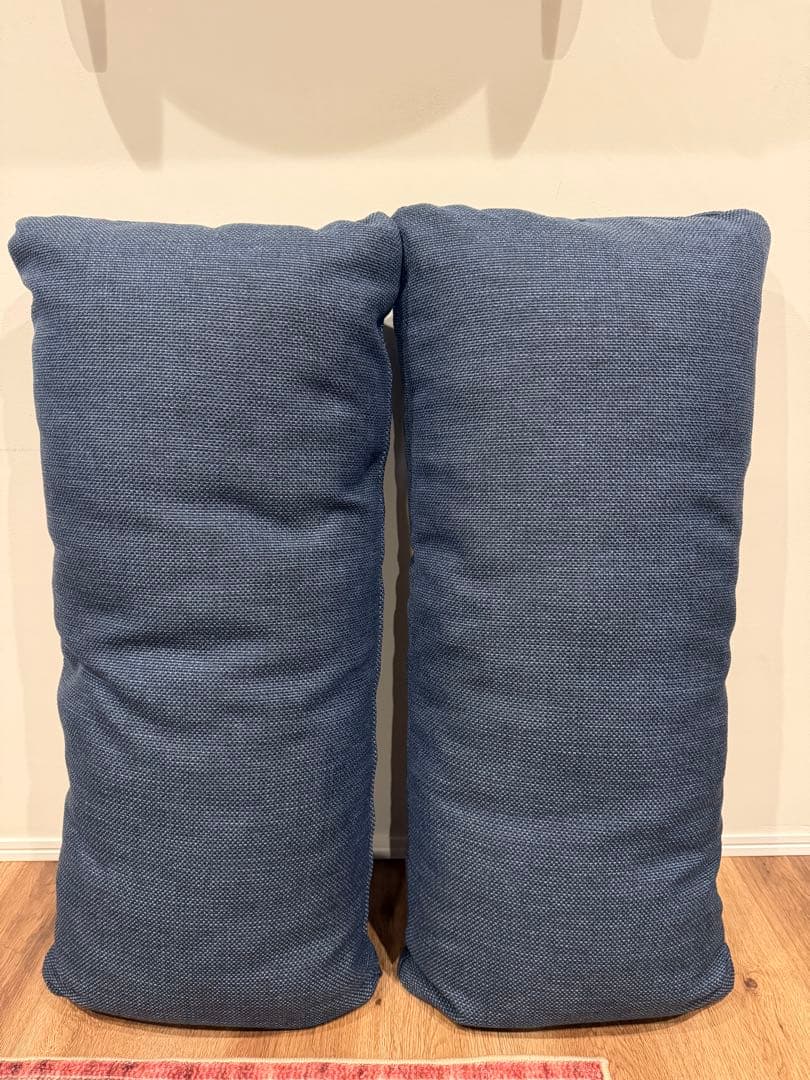 大川家具 モーブルごろ寝ソファ モーブルごろ寝ソファークッション　ネイビー２個