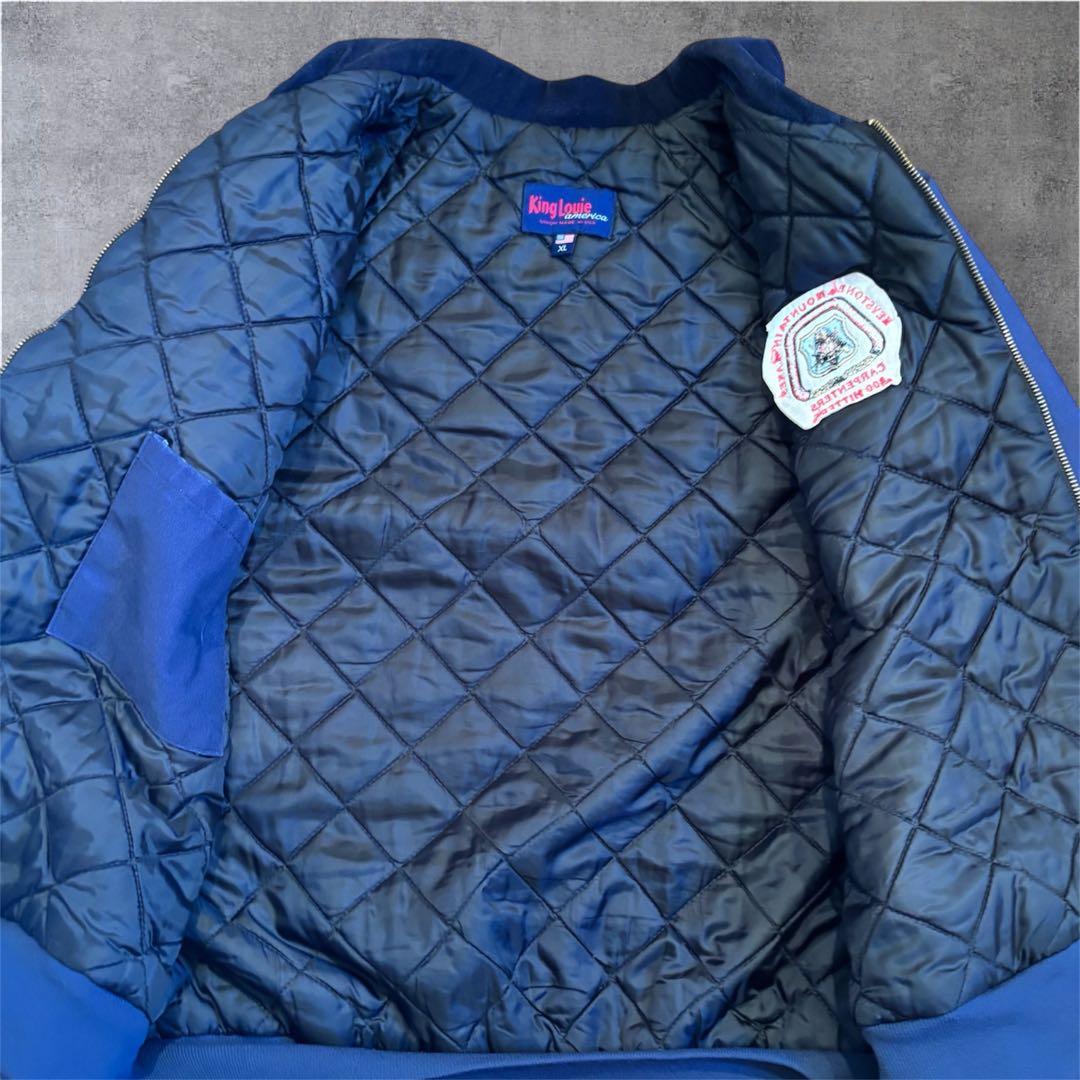 【90s vintage】USA製ダックジャケット　ワーク　デトロイト　ネイビー