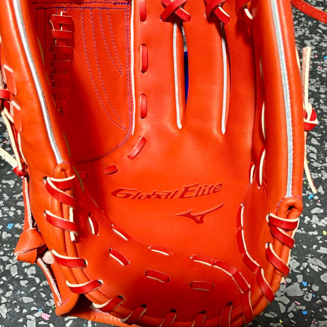ミズノ グローバルエリート 投手用 硬式用 グローブ スプレンディッドオレンジ