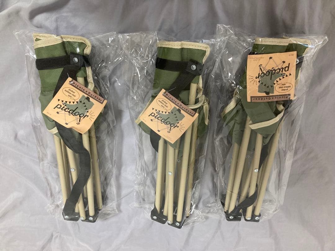 3点　picdoor カクセー　キャンプ　アウトドア　釣り　バーベキュー　椅子