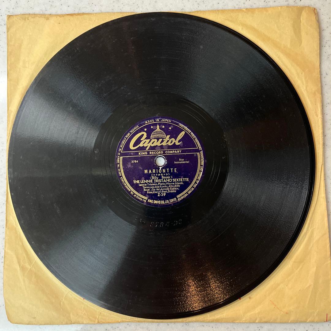 LEE KONITZ / LENNIE TRISTANO SP盤 蓄音機