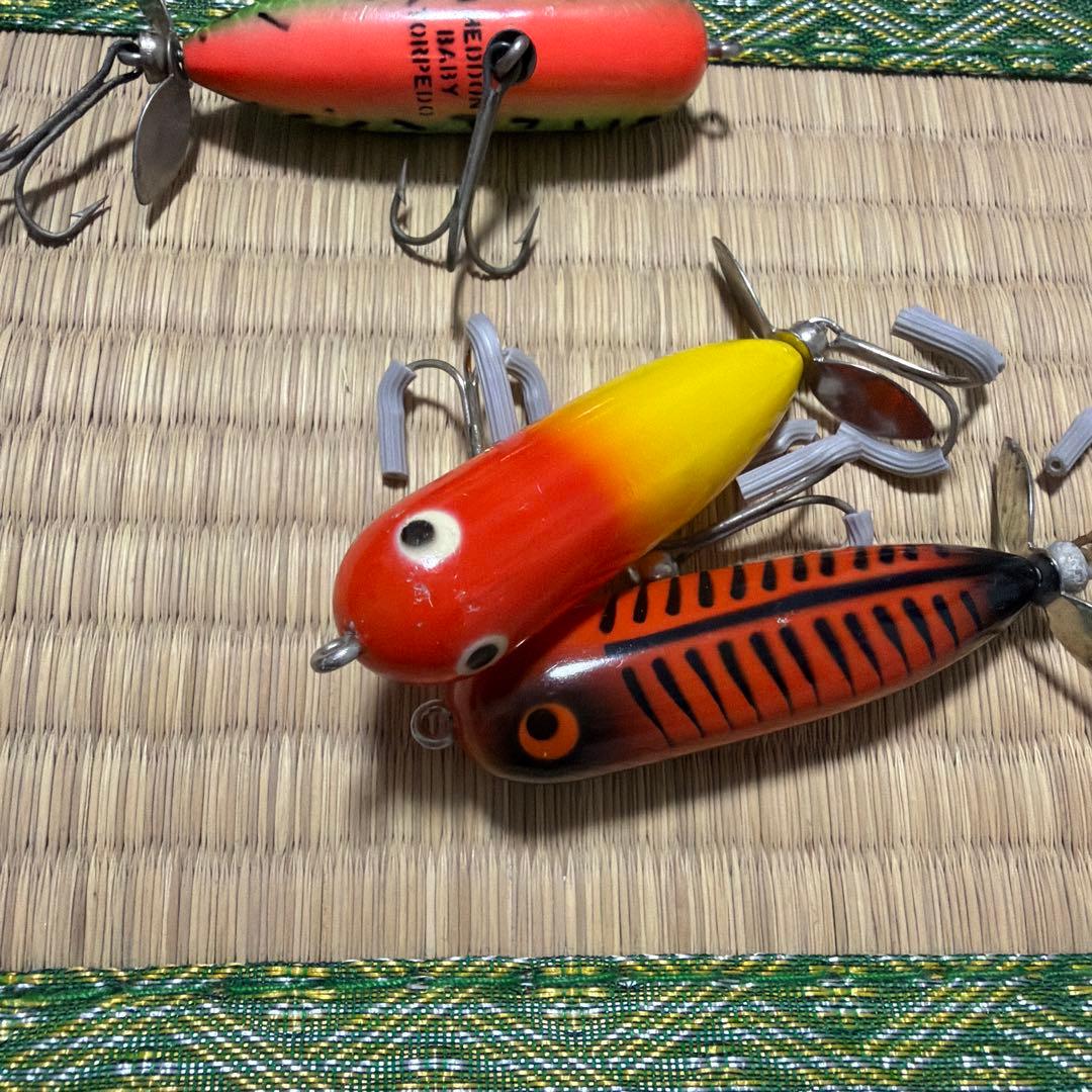 オールド　ヘドン　ベビートーピード　実釣用　３個セット！