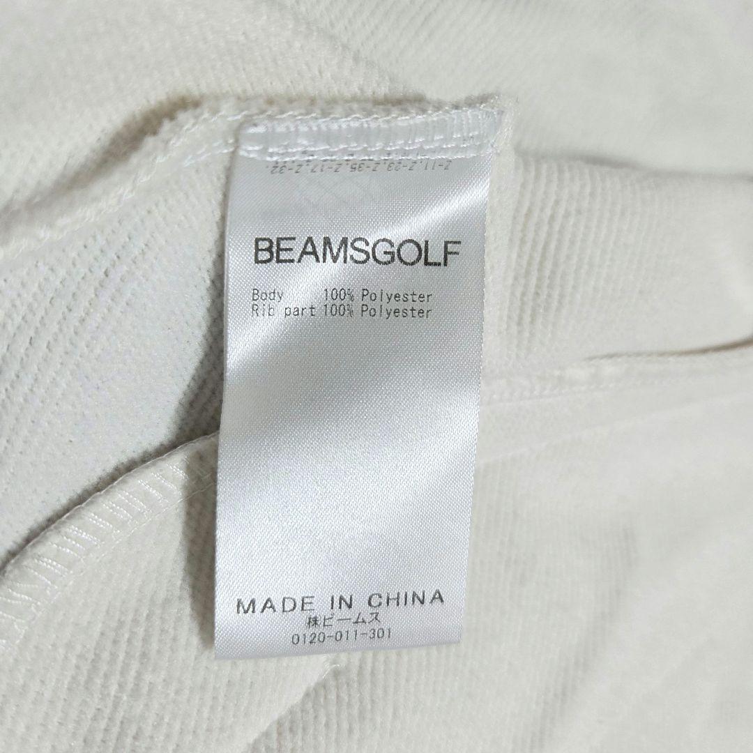 ビームスゴルフ パーカー Mサイズ ホワイト フルジップ ゴルフウェア