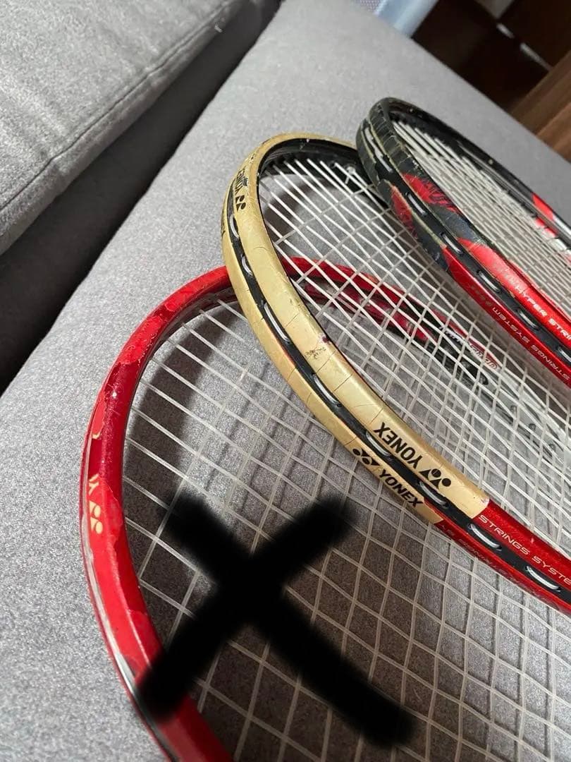 YONEX XYST N7 テニスラケット 2本セット