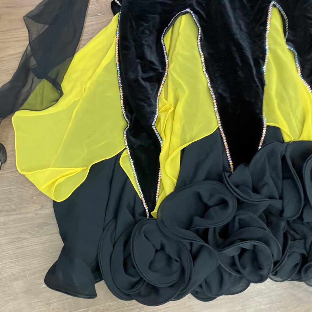 3.4 社交ダンス 競技会 ドレス モダン ラテン 舞台衣装 発表会 ストーン