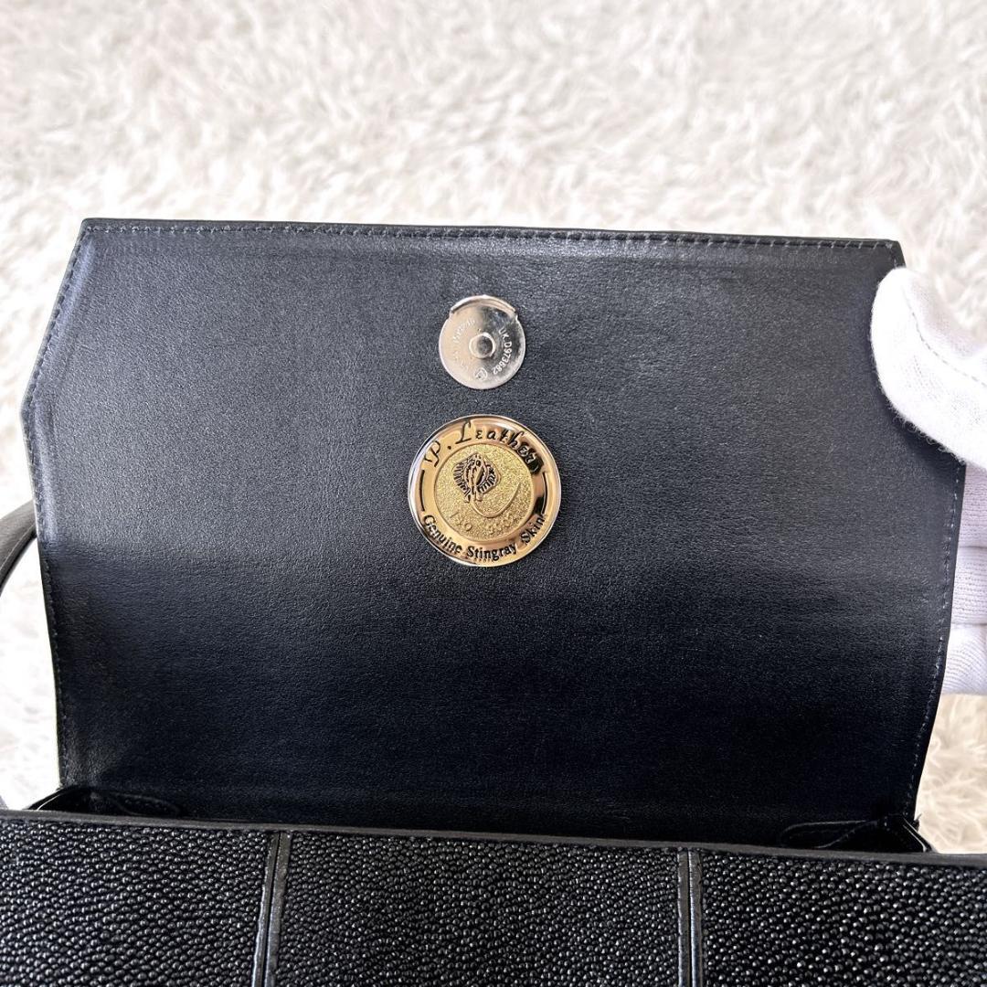 極希少✨海の宝石　スティングレイ　ワンショルダーバッグ　エイ革　フォーマルバッグ