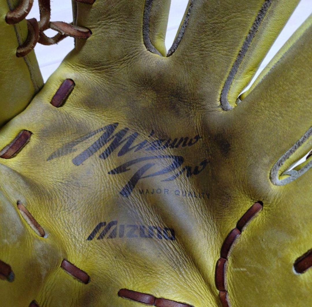 ミズノプロ 軟式グローブ イエロー