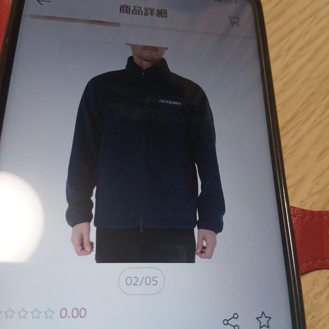 JACK BUNNY ネイビー チェック柄 ジャケット サイズ5 Lサイズ　新品