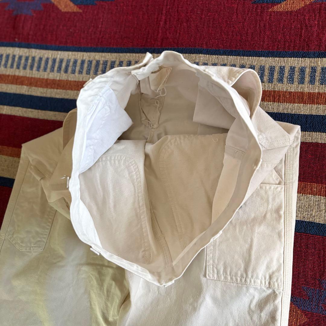 92年製 USA製 カーハート B11 ホワイトダック ペインターパンツ W31