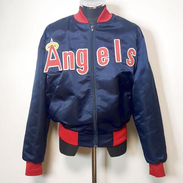 USA製 エンゼルス イーストポート ジップアップブルゾン ボンバージャケット