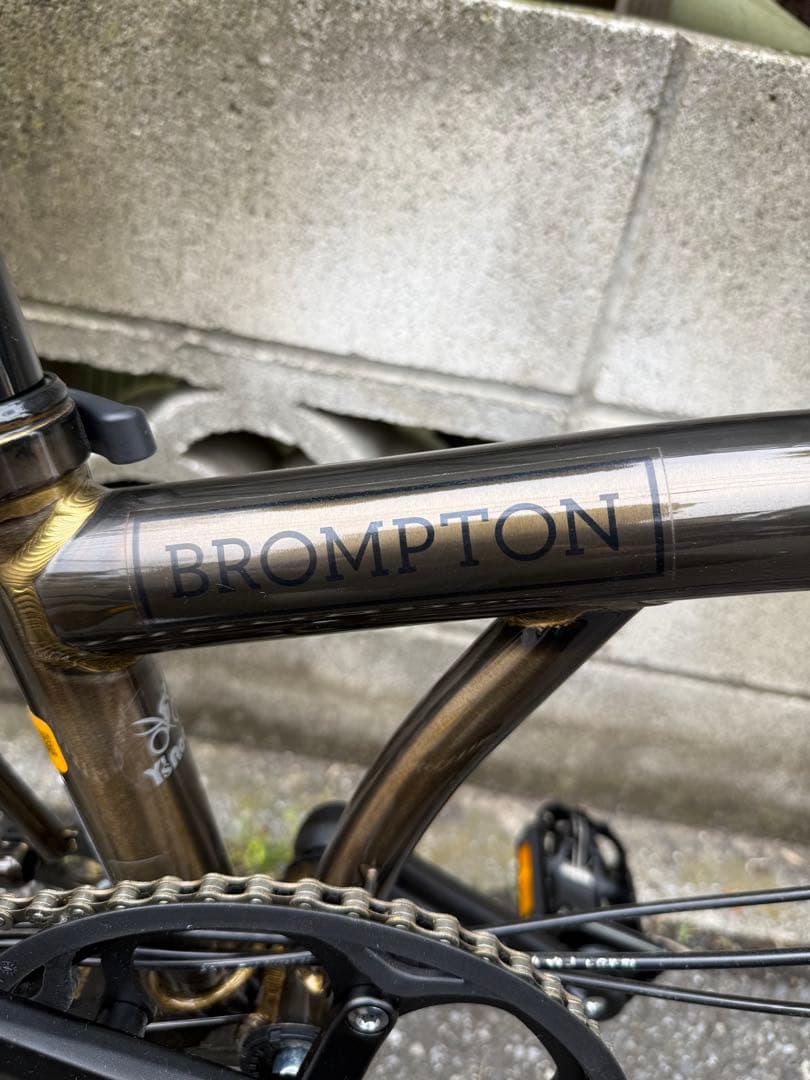 【極美品】ブロンプトン S6L ブラックエディション Raw Lacquer