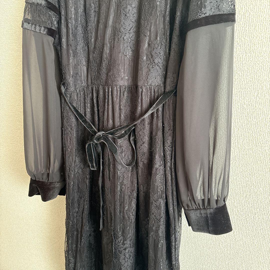 アメリヴィンテージ　新品未使用シアーレースドレス AMERI