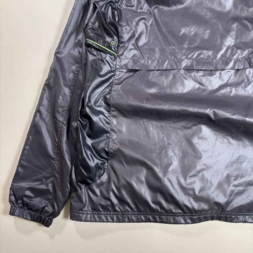 チャンピオン ナイロンジャケット パンツ セット グレー L相当 ビックロゴ