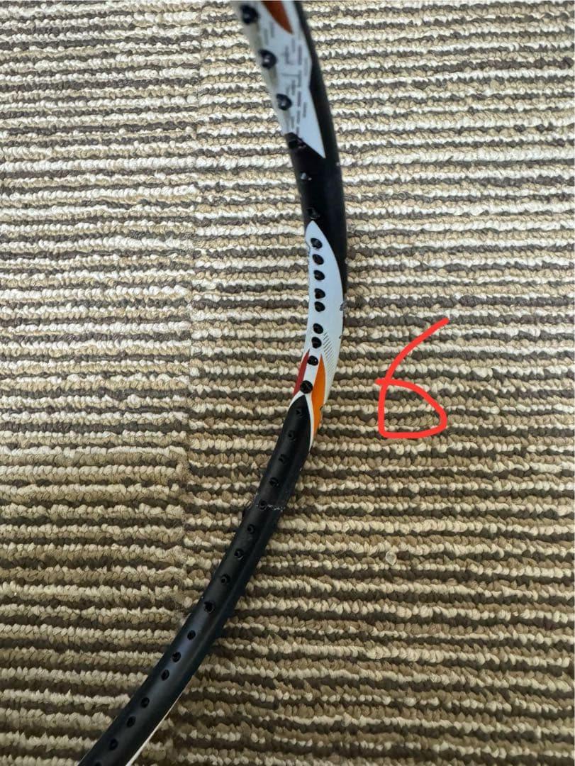 バドミントンラケット 6本セット　ジャンク品