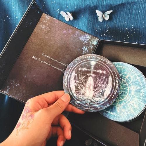 超美麗✨香港の超希少デッキ✨魔法のような魂のクジラのオラクルカード／正規品