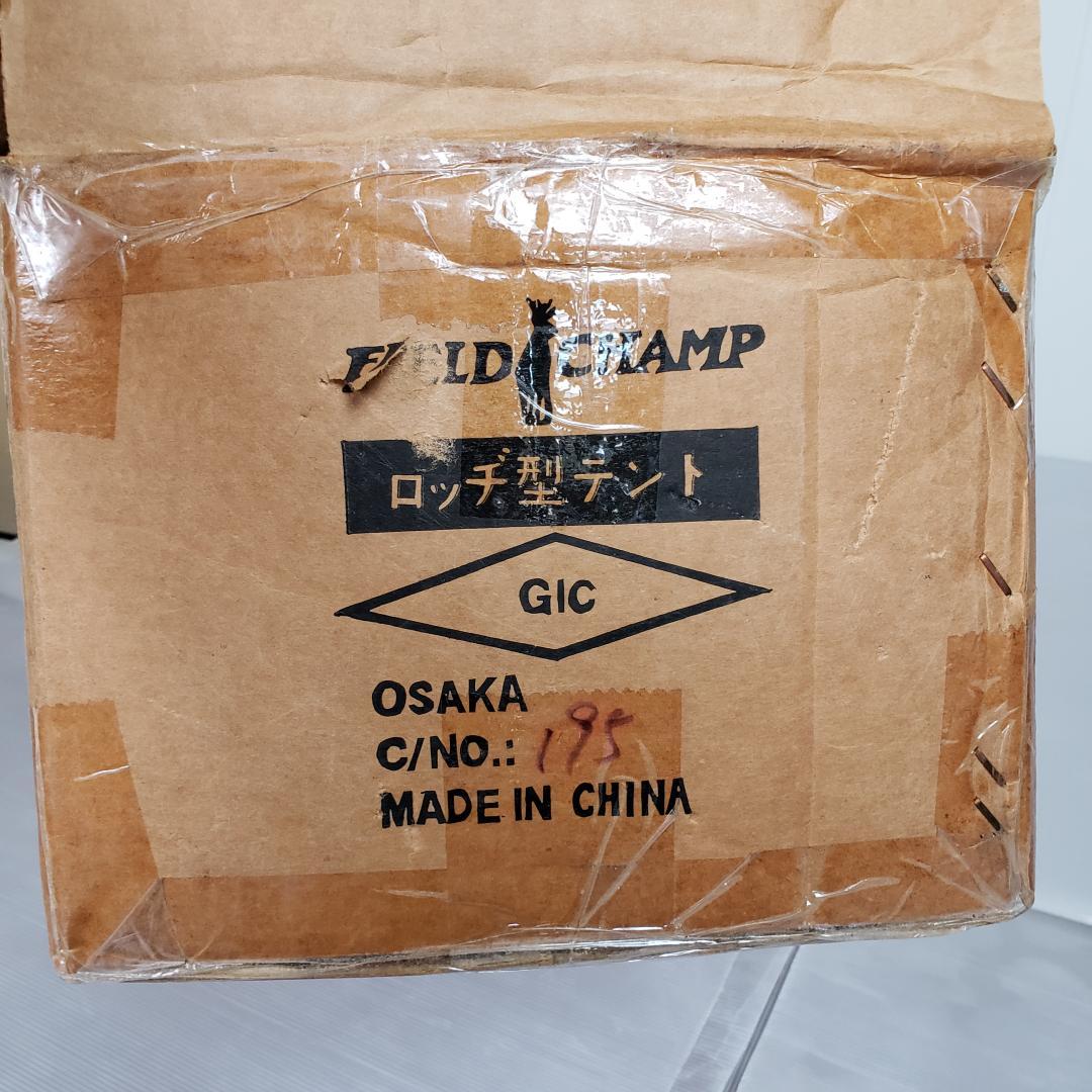 【未使用】FIELD CHAMP フィールドチャンプ ロッジテント プリンテント