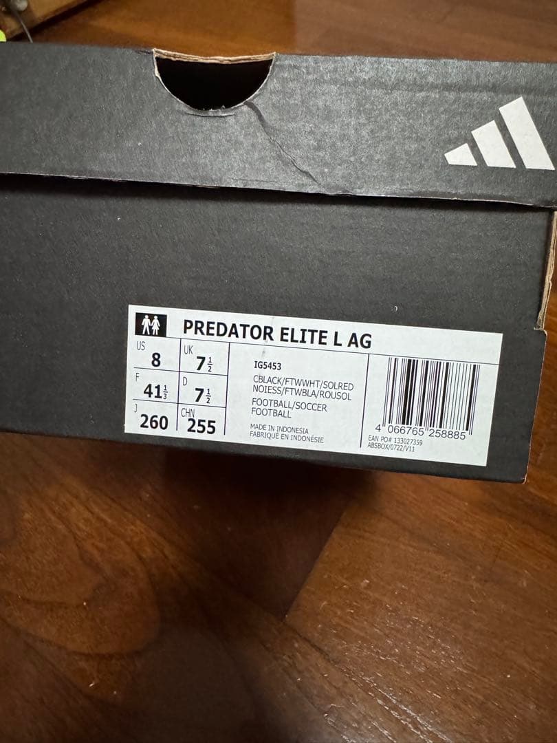adidas プレデター エリートL AG 26.0cm