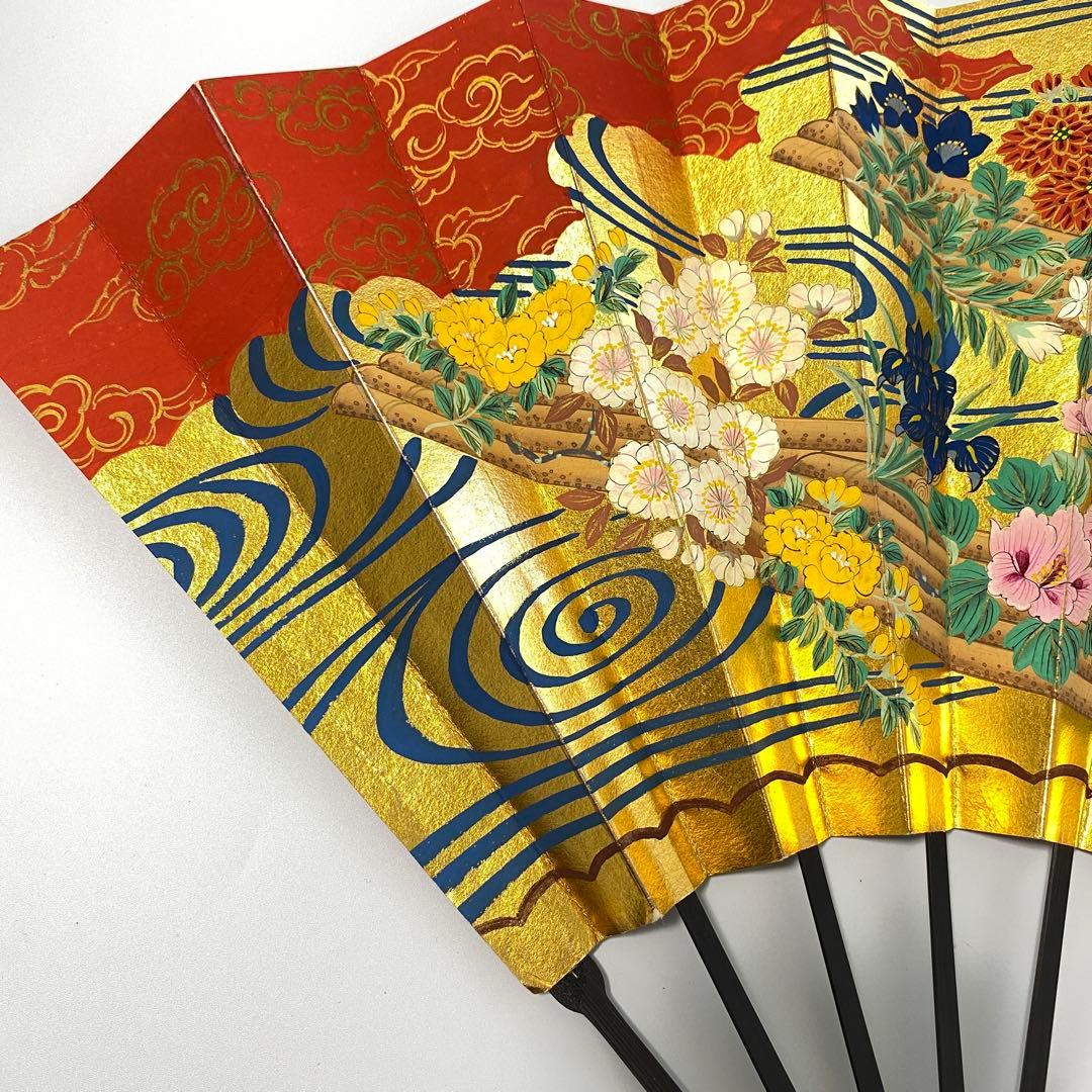 【2】 十松屋福井扇舗 謹製 舞扇子 日本舞踊 2本セット 箱付