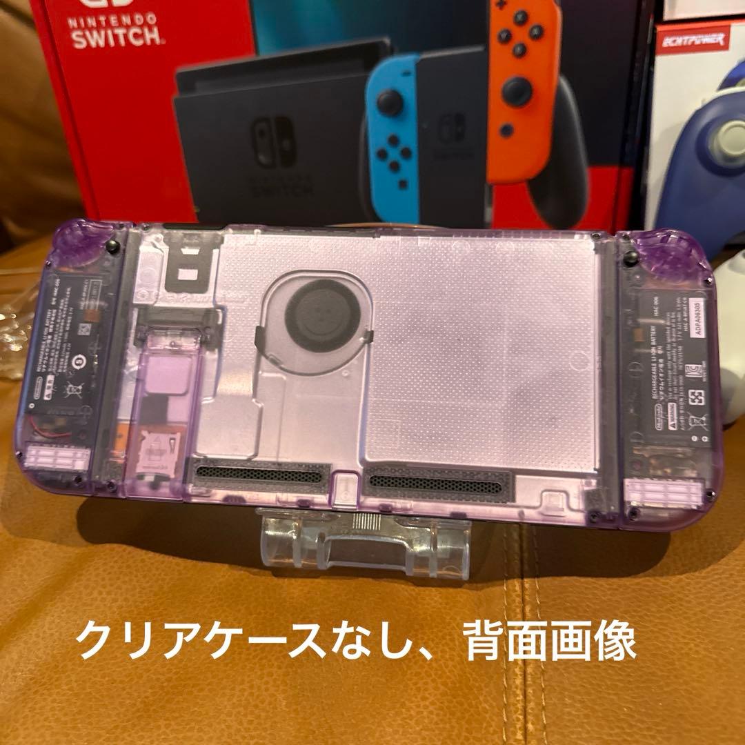 Nintendo Switch 本体　シェル交換品　コントローラー2個付き