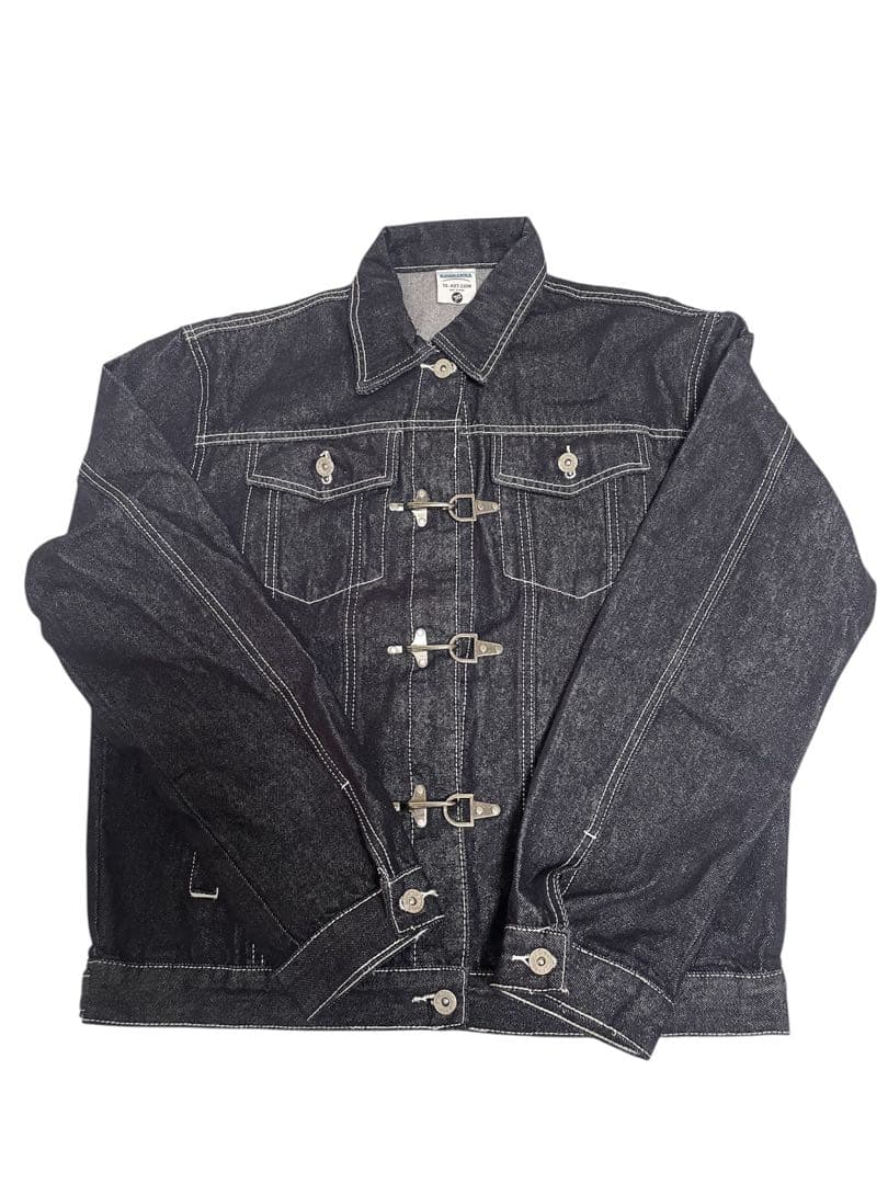 ろ*ぉ様 ファイヤーマンジャケット　Washed Detroit Denim o